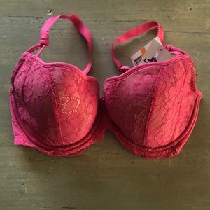B.temptd hot pink bra 34DD